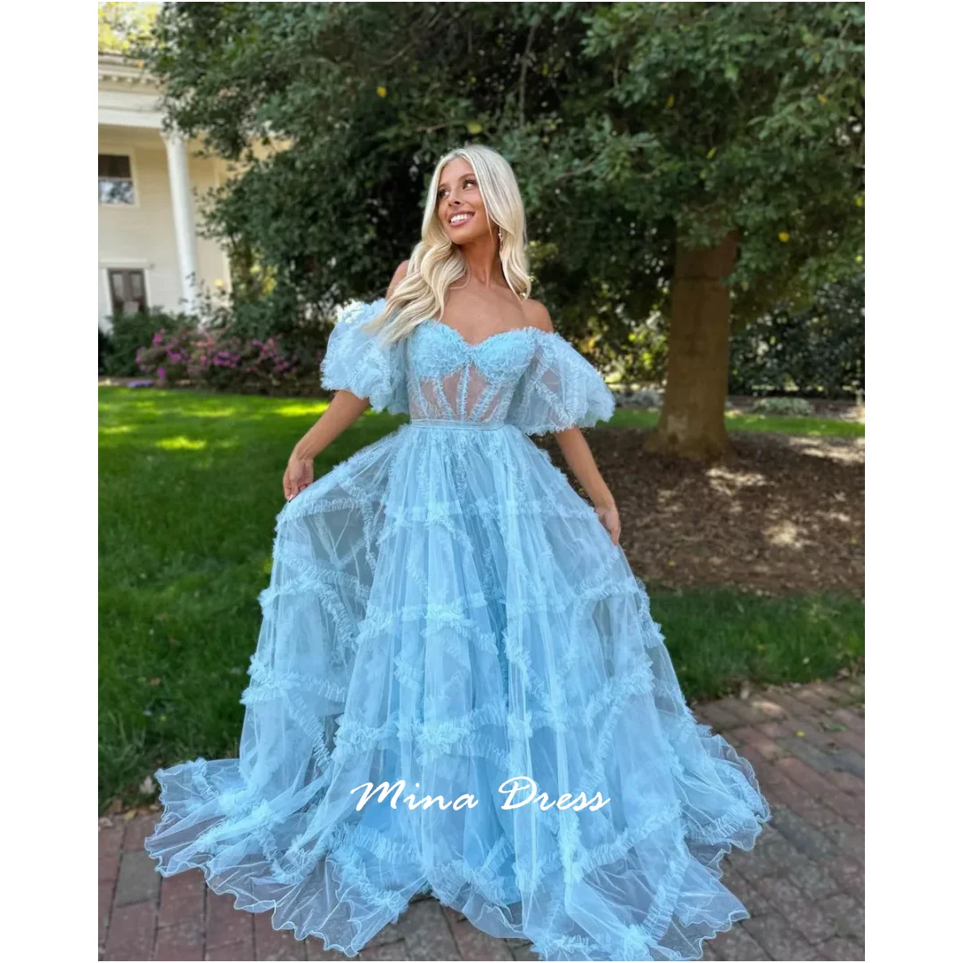 Mina Customized Backless Formal Occasion Dresses for Special Occasions Puff Sleeves Translucent Elegant Party Dresses Woman Prom
Mina Customized Backless Formal Occasion Dresses for Special Occasions Puff Sleeves Translucent Elegant Party Dresses Woman Prom