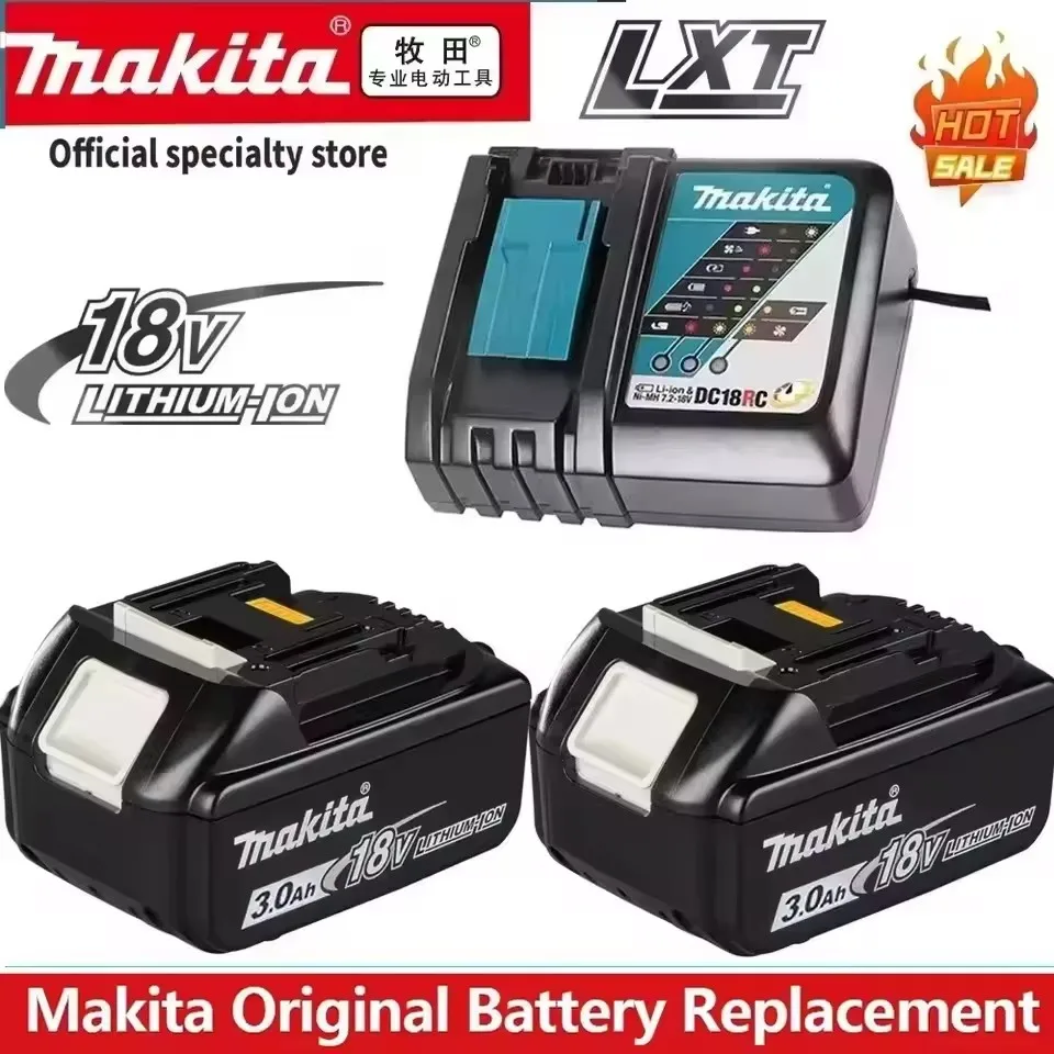 100% оригинальная аккумуляторная батарея для инструментов Makita 18 В, 6 Ач/5 Ач/3 Ач, прочная и долговечная, сменная литиевая батарея
100% оригинальная аккумуляторная батарея для инструментов Makita 18 В, 6 Ач/5 Ач/3 Ач, прочная и долговечная, сменная литиевая батарея