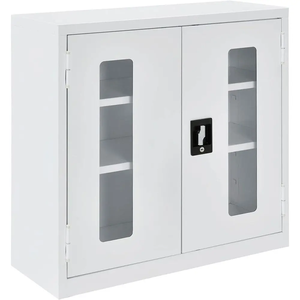 Clear View Wall Storage Cabinet with Locking Reced Handle, 2 Adjustable Shelves, nstruction, 30" W x 12" D x 30" H, O White, Shi
Clear View Wall Storage Cabinet with Locking Reced Handle, 2 Adjustable Shelves, nstruction, 30" W x 12" D x 30" H, O White, Shi