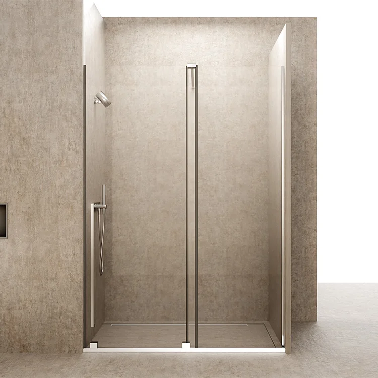 Customized Modern Frameless Straight Shower Enclosure 8mm Tempered Glass 1 Fixed 1 Sliding Soft Close Waterproof Bathroom Hotel
Customized Modern Frameless Straight Shower Enclosure 8mm Tempered Glass 1 Fixed 1 Sliding Soft Close Waterproof Bathroom Hotel