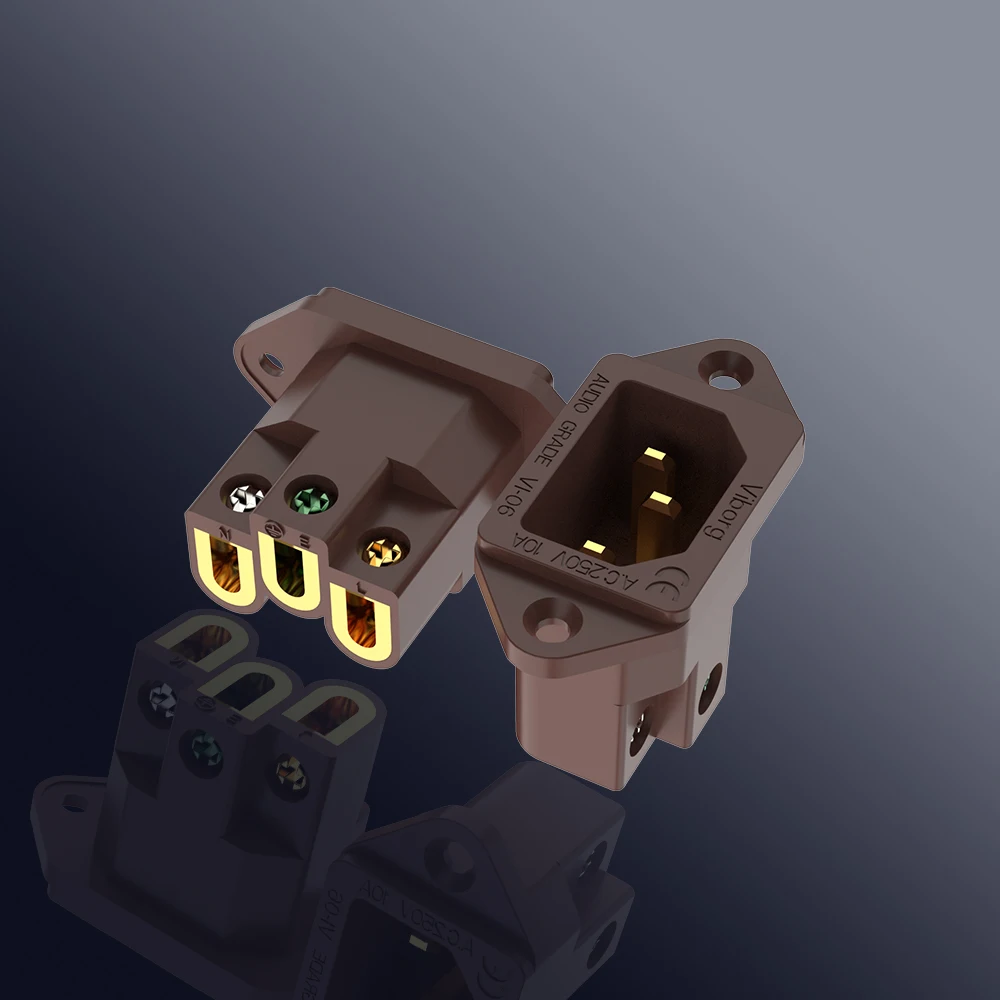Viborg VI06CG Audio Grade Pure Copper 3U 24k Gold Plated IEC Inlet Socket
Viborg VI06CG Audio Grade Pure Copper 3U 24k Gold Plated IEC Inlet Socket