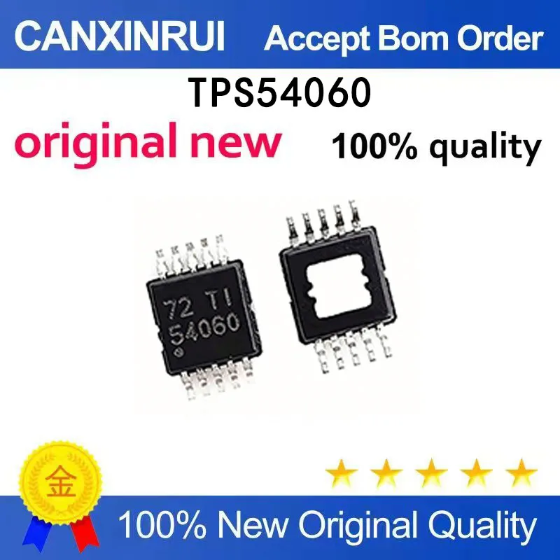 (5-100 pieces)New TPS54060 TPS54060DGQR silk screen 54060 MSOP10 integrated circuit chip IC
(5-100 pieces)New TPS54060 TPS54060DGQR silk screen 54060 MSOP10 integrated circuit chip IC