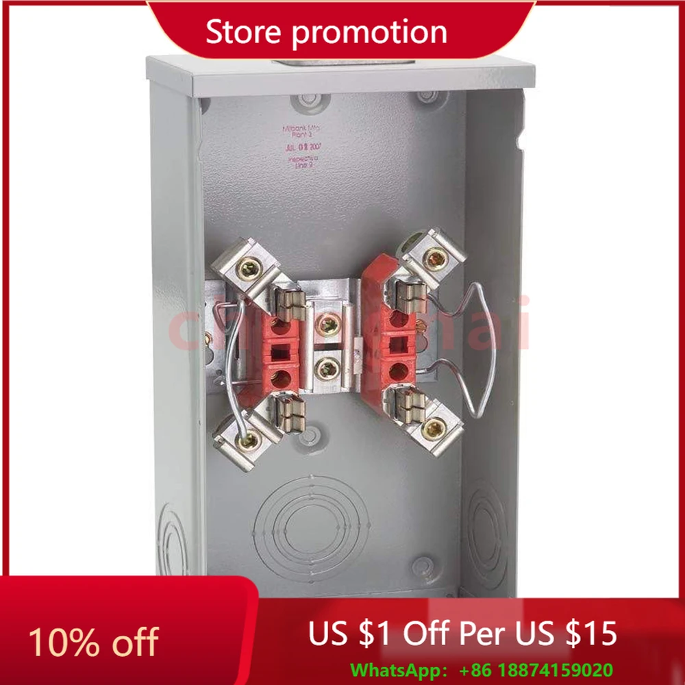 200 Amps Residential Power Meter Socket / Energy Meter Socket for Watt Meter
200 Amps Residential Power Meter Socket / Energy Meter Socket for Watt Meter
