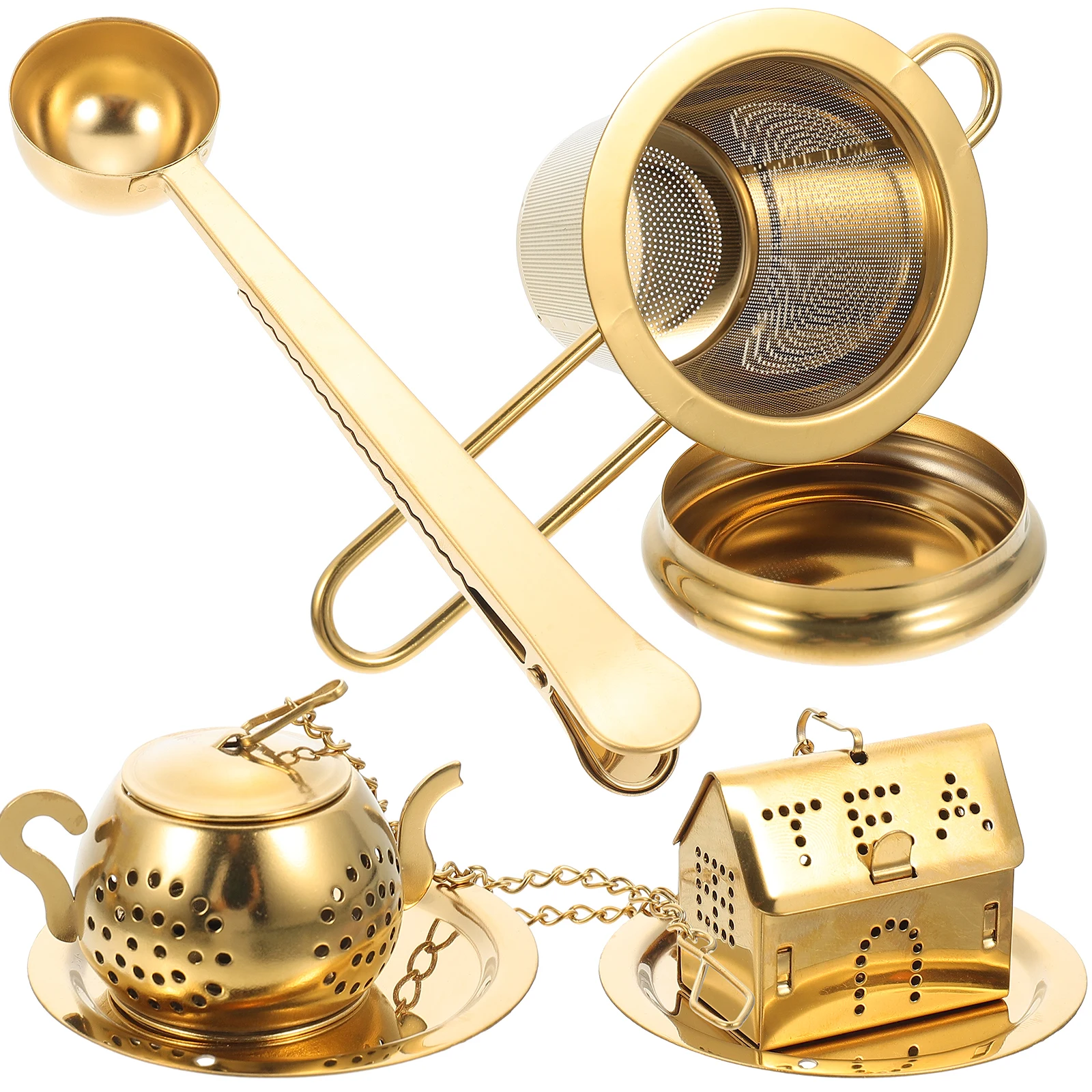 Tea Filter Infuser Stainless Steel Home Strainers Milk Sifters Creative Leakers Tea Strainers Fits All Teapots
Tea Filter Infuser Stainless Steel Home Strainers Milk Sifters Creative Leakers Tea Strainers Fits All Teapots
