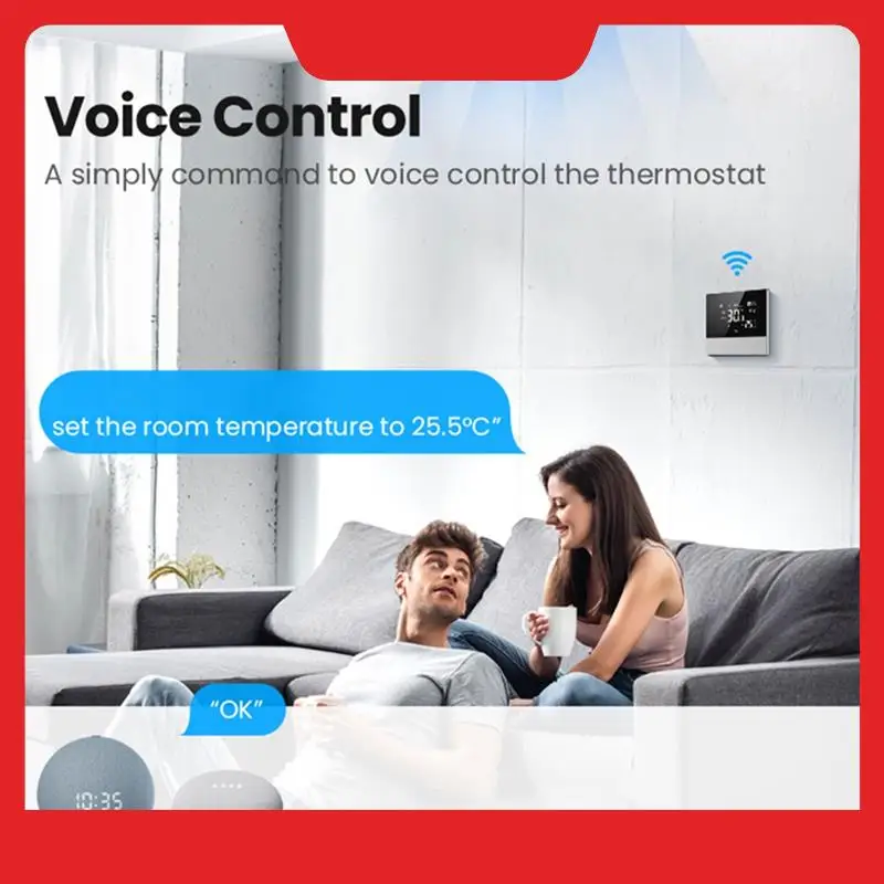 Wi-Fi умный центральный кондиционер термостат функция отопления и охлаждения 3-скоростная катушка вентилятора сенсорный экран ЖК-термостат-N38R 
Wi-Fi умный центральный кондиционер термостат функция отопления и охлаждения 3-скоростная катушка вентилятора сенсорный экран ЖК-термостат-N38R