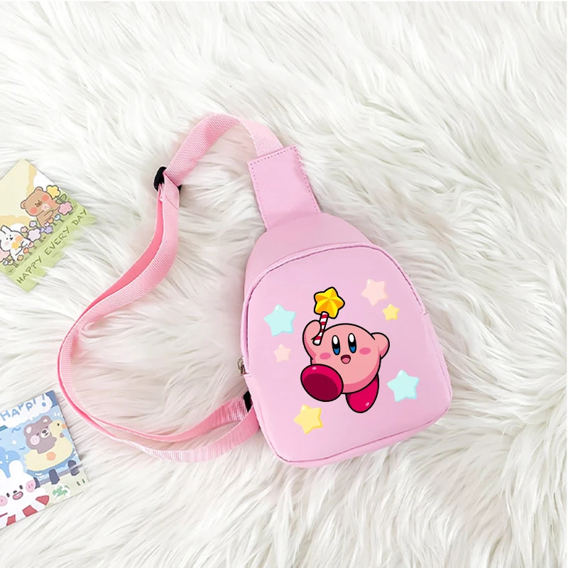 Kirbys Shoulder Bag Pu Leather Soft Crossbody Bag Student Anime Cartoon Chest Pocket Boy Girl Cute Fashion Handbag Birthday Gift
Kirbys Shoulder Bag Pu Leather Soft Crossbody Bag Student Anime Cartoon Chest Pocket Boy Girl Cute Fashion Handbag Birthday Gift