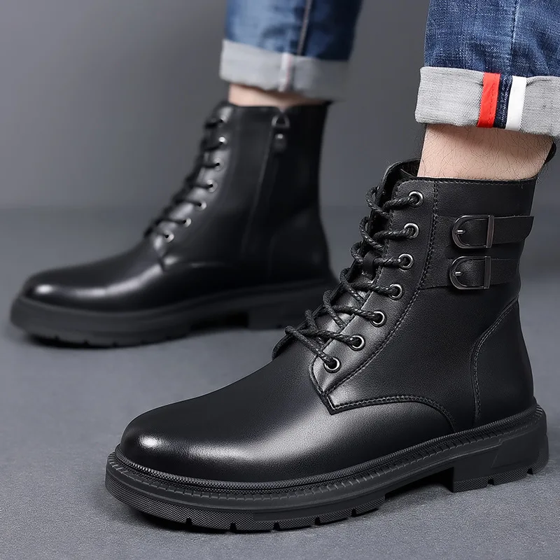 British style men fashion party nightclub dress platform boots original leather shoes high top cowboy boot ankle botas zapatos
British style men fashion party nightclub dress platform boots original leather shoes high top cowboy boot ankle botas zapatos