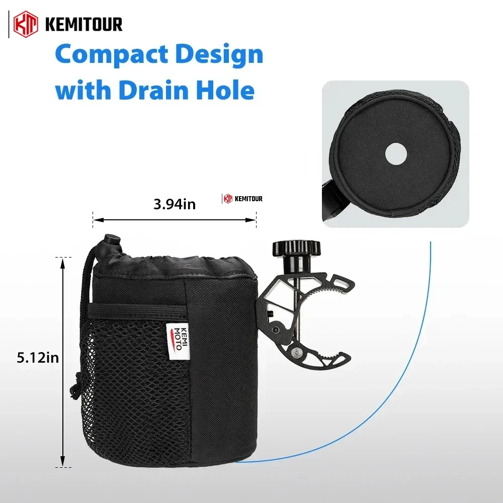 Motorcycle Cup Holder with Clamp Adjustable 0.6"-1.5" Universal Water Bottle Holder for Bike ATV UTV Scooter Boat Accessories
Motorcycle Cup Holder with Clamp Adjustable 0.6"-1.5" Universal Water Bottle Holder for Bike ATV UTV Scooter Boat Accessories