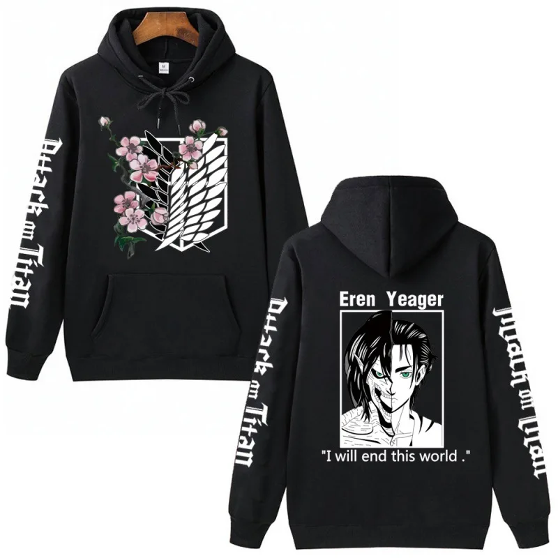 Japanese anime Attack On Titan attack giant men fashion brand printed couple plus fleece long-sleeved hoodie hoodie
Japanese anime Attack On Titan attack giant men fashion brand printed couple plus fleece long-sleeved hoodie hoodie