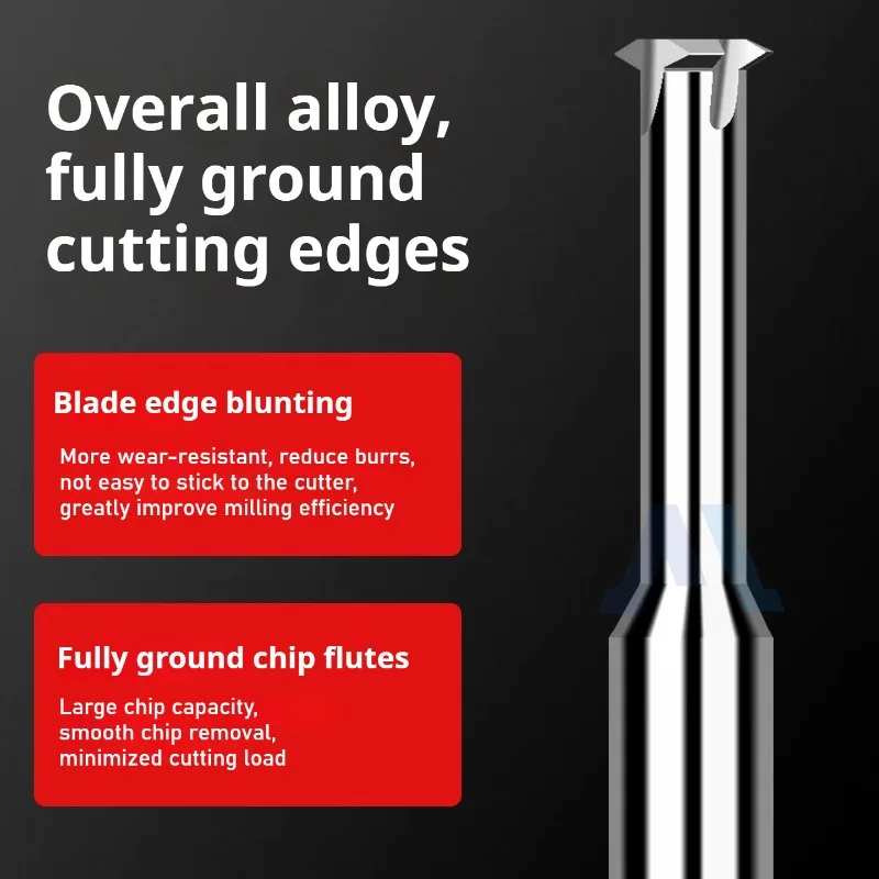 Single-Tooth Thread Mill, Solid Carbide, for CNC Aluminum, 60° Thread Angle, Sizes: M1.2 M1.6 M2 M2.5 M3 M4 M5 M6 M8
Single-Tooth Thread Mill, Solid Carbide, for CNC Aluminum, 60° Thread Angle, Sizes: M1.2 M1.6 M2 M2.5 M3 M4 M5 M6 M8