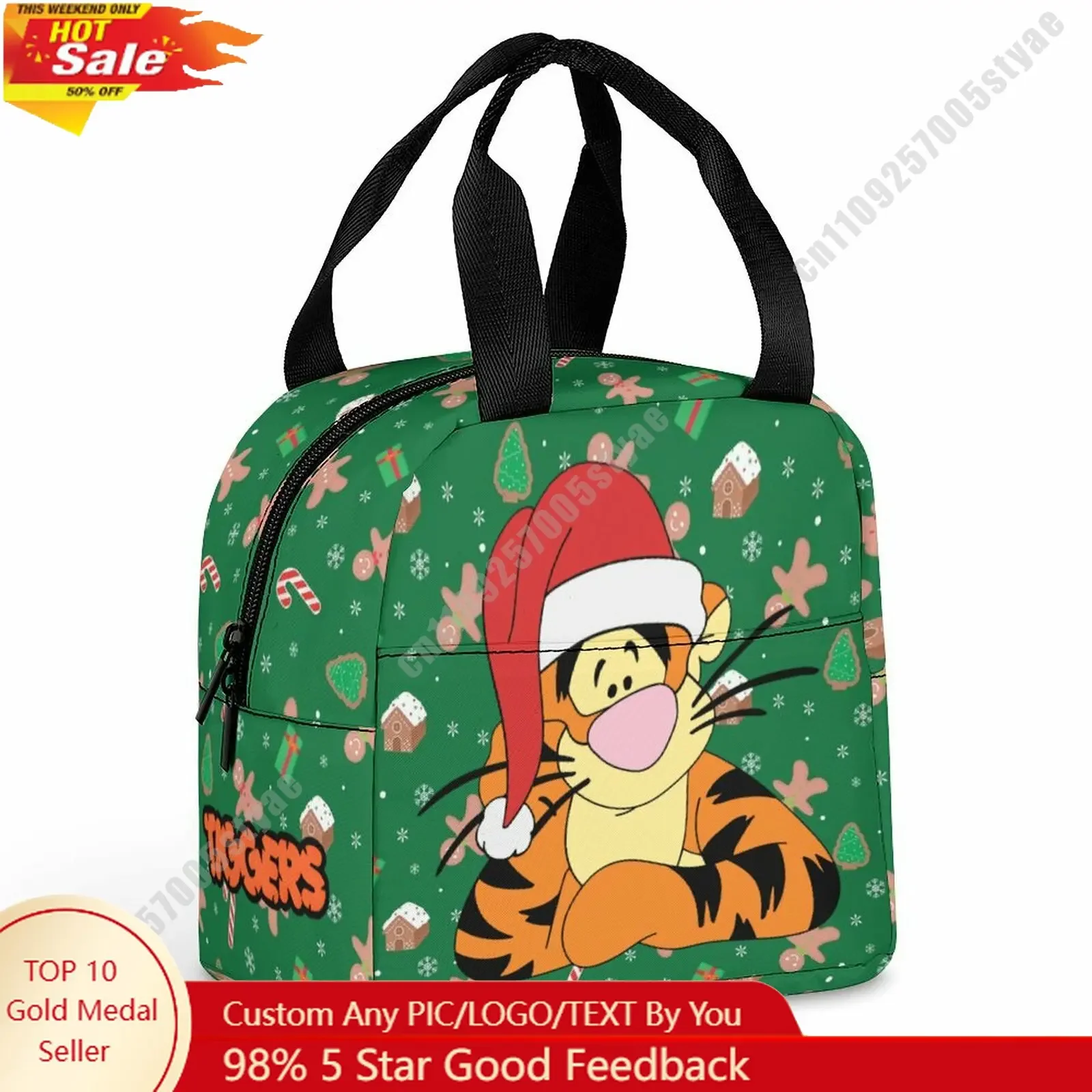 Tigger Lunch Bag Disney Animal Patterns Bento Bag DIY Custom Text Photo Logo Portable Aluminum Foil Food Bag
Tigger Lunch Bag Disney Animal Patterns Bento Bag DIY Custom Text Photo Logo Portable Aluminum Foil Food Bag