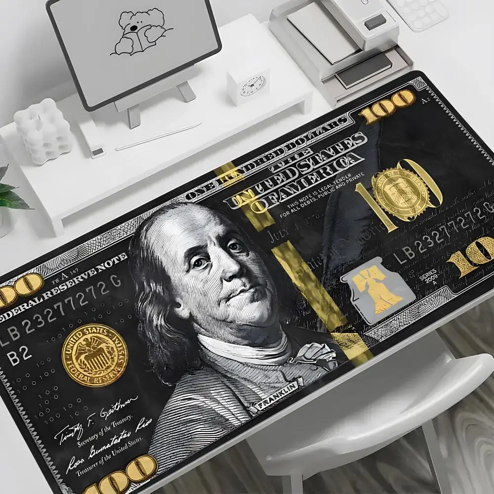 Antique Black Gold Foil USD 100 large keyboard mouse desk pad non-slip rubber gaming 60x30cm mouse pad laptop carpet 600x300
Antique Black Gold Foil USD 100 large keyboard mouse desk pad non-slip rubber gaming 60x30cm mouse pad laptop carpet 600x300