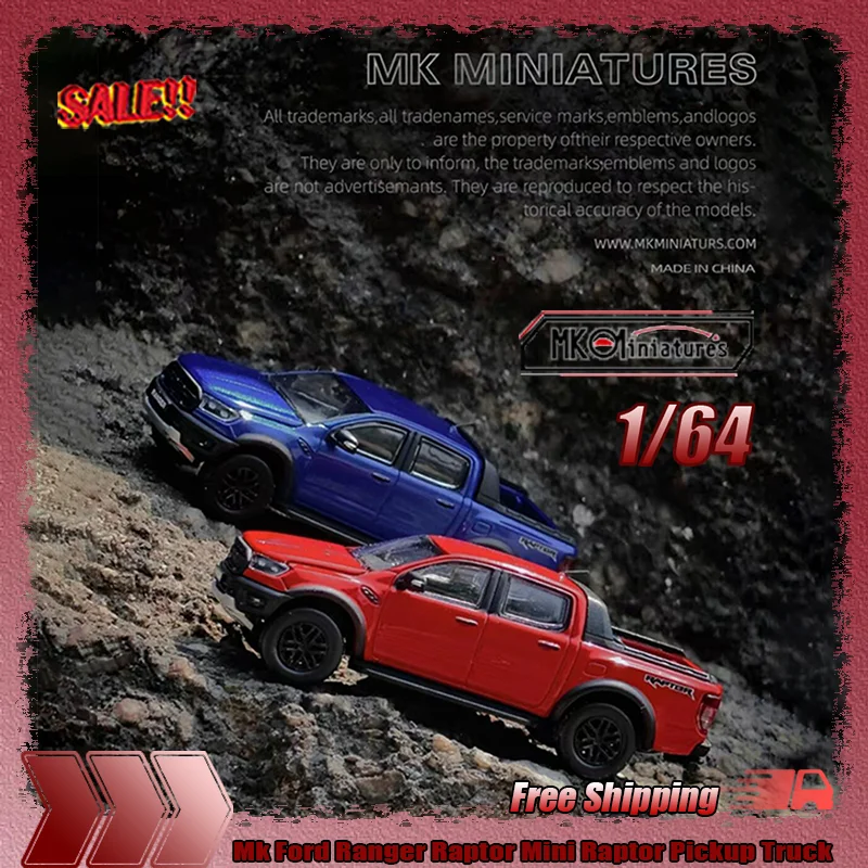 New Mk 1:64 Ford Ranger Raptor Mini Raptor Pickup Truck Simulation Alloy Miniature Die-Cast Car Model Custom Children'S Toy Gift
New Mk 1:64 Ford Ranger Raptor Mini Raptor Pickup Truck Simulation Alloy Miniature Die-Cast Car Model Custom Children'S Toy Gift