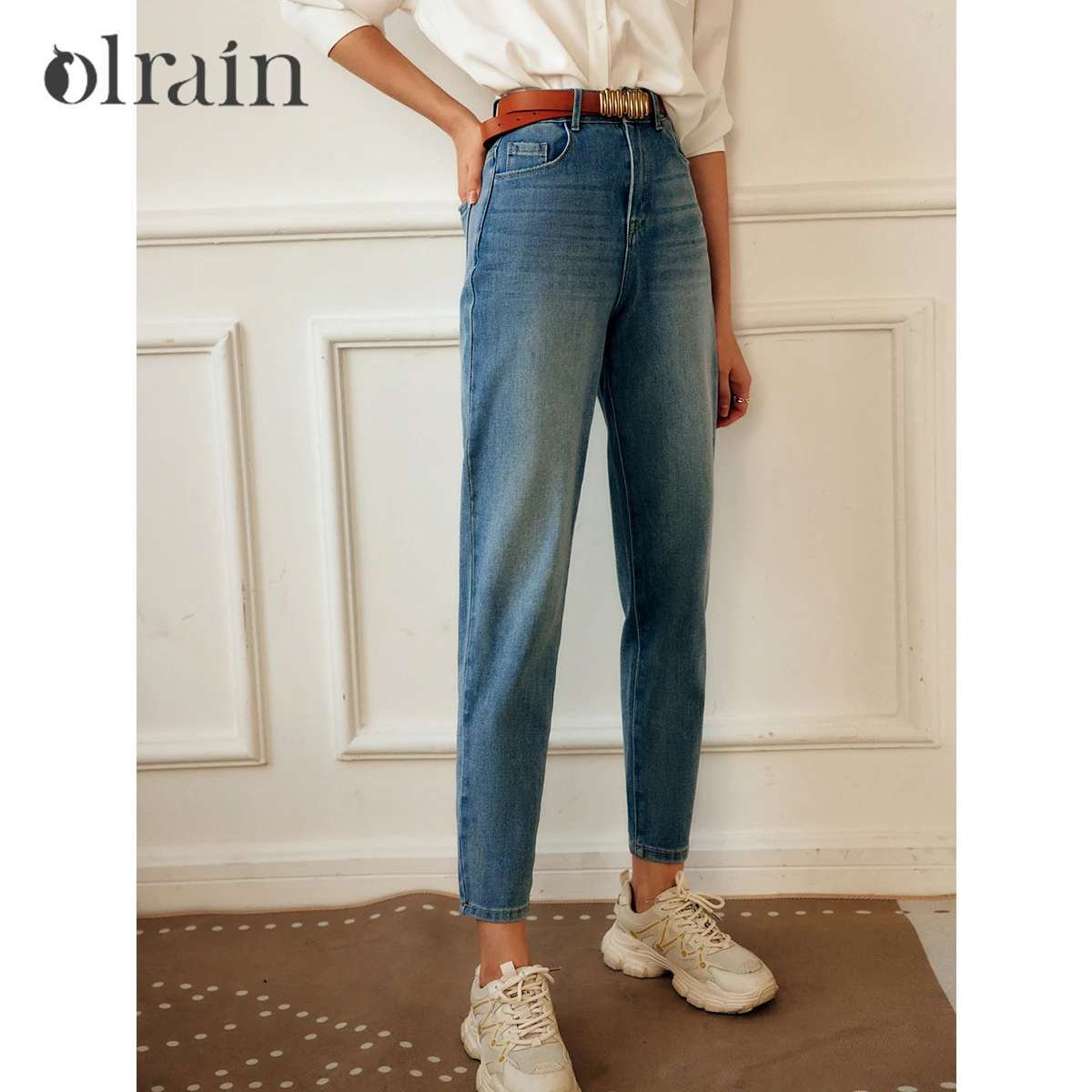 OLrain French Blue Pencil Jeans for Woman 2025 Autumn Fall High Waist Blue Denim Pants Ladies Trousers Streetwear O22CA00510
OLrain French Blue Pencil Jeans for Woman 2025 Autumn Fall High Waist Blue Denim Pants Ladies Trousers Streetwear O22CA00510