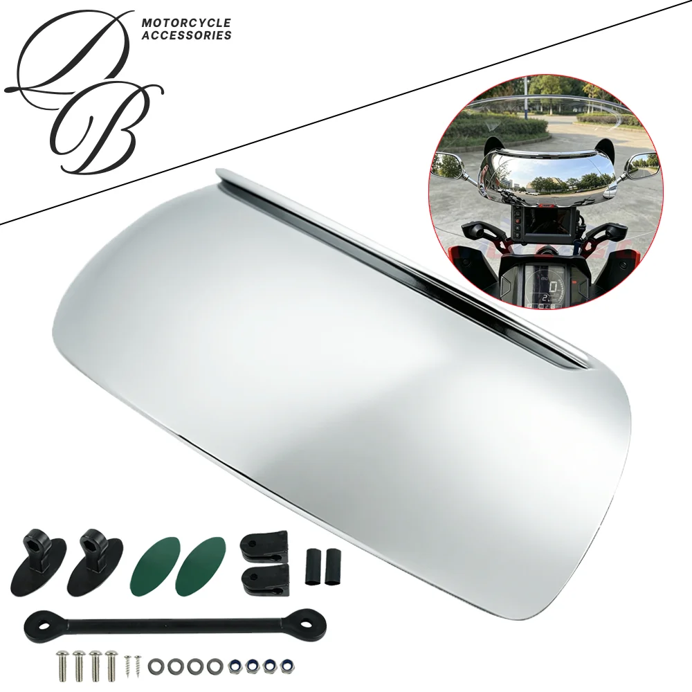 180° Ultra Wide Angle Panoramic Blind Spot Mirror Universal Rear View Auxiliary Mirror For Motorcycles With Front Windshield
180° Ultra Wide Angle Panoramic Blind Spot Mirror Universal Rear View Auxiliary Mirror For Motorcycles With Front Windshield