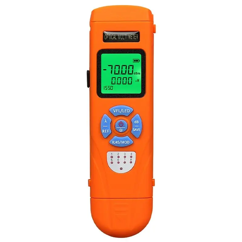 Инновационный перезаряжаемый многофункциональный мини-измеритель оптической мощности, визуальный локатор неисправностей, тестер сетевых кабелей, оптический тестер волокон, VFL
Инновационный перезаряжаемый многофункциональный мини-измеритель оптической мощности, визуальный локатор неисправностей, тестер сетевых кабелей, оптический тестер волокон, VFL