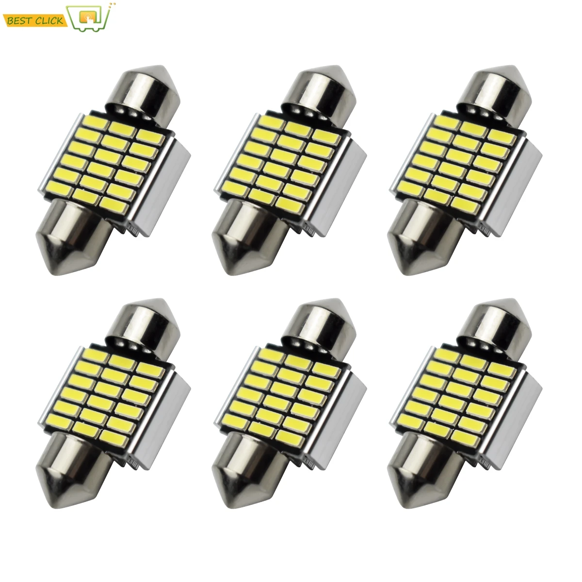 6pcs/pack Festoon 31mm LED Bulb C5W Car Light Canbus No Error Auto Dome Stepwell Lamp SV8.5 DE3175 DE3022 DE3021 3021 6428 3022
6pcs/pack Festoon 31mm LED Bulb C5W Car Light Canbus No Error Auto Dome Stepwell Lamp SV8.5 DE3175 DE3022 DE3021 3021 6428 3022