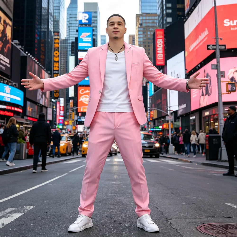 Мужской деловой костюм-двойка Slim Fit: повседневный, однотонный, осенний, с брюками в комплекте. Полный комплект мужской одежды для работы.
Мужской деловой костюм-двойка Slim Fit: повседневный, однотонный, осенний, с брюками в комплекте. Полный комплект мужской одежды для работы.
