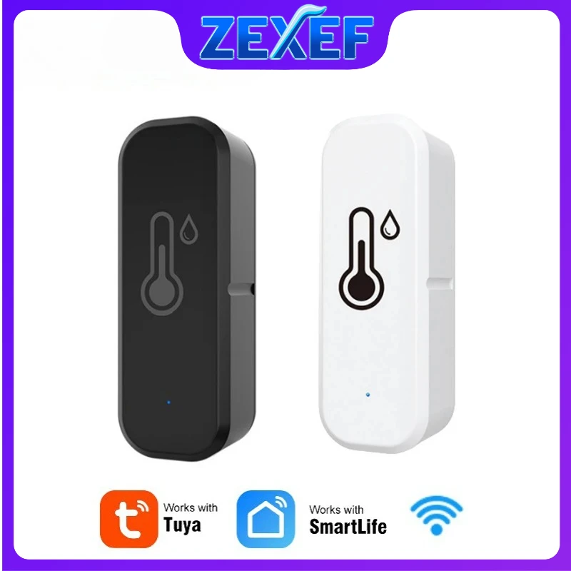 ZEXEF Tuya Wi-Fi датчик температуры и влажности устройство для умного дома, совместимое с Google Home Alexa для мониторинга окружающей среды
ZEXEF Tuya Wi-Fi датчик температуры и влажности устройство для умного дома, совместимое с Google Home Alexa для мониторинга окружающей среды