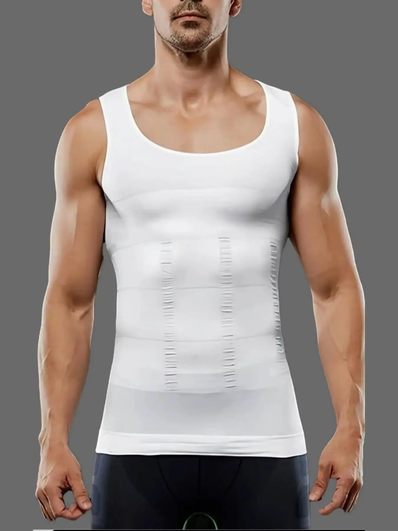 Men's Shaping Solid Color Tank Top,Comfortable Compression Shirt, Shaping Sleeveless Shirts for Men Build A Toned Body
Men's Shaping Solid Color Tank Top,Comfortable Compression Shirt, Shaping Sleeveless Shirts for Men Build A Toned Body