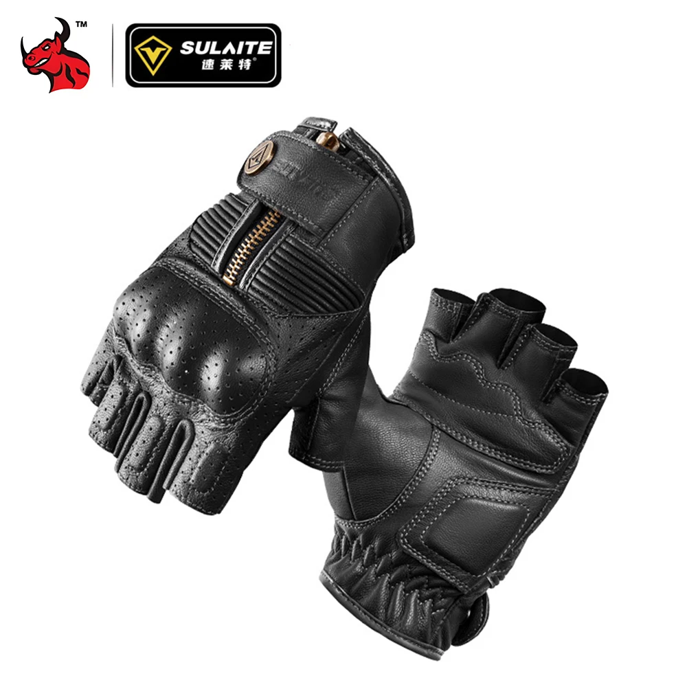 Retro Motorcycle Gloves Genuine Sheepskin Leather Half Finger Protective Gloves Men Women Universal Summer Motorcycle Equipment
Retro Motorcycle Gloves Genuine Sheepskin Leather Half Finger Protective Gloves Men Women Universal Summer Motorcycle Equipment