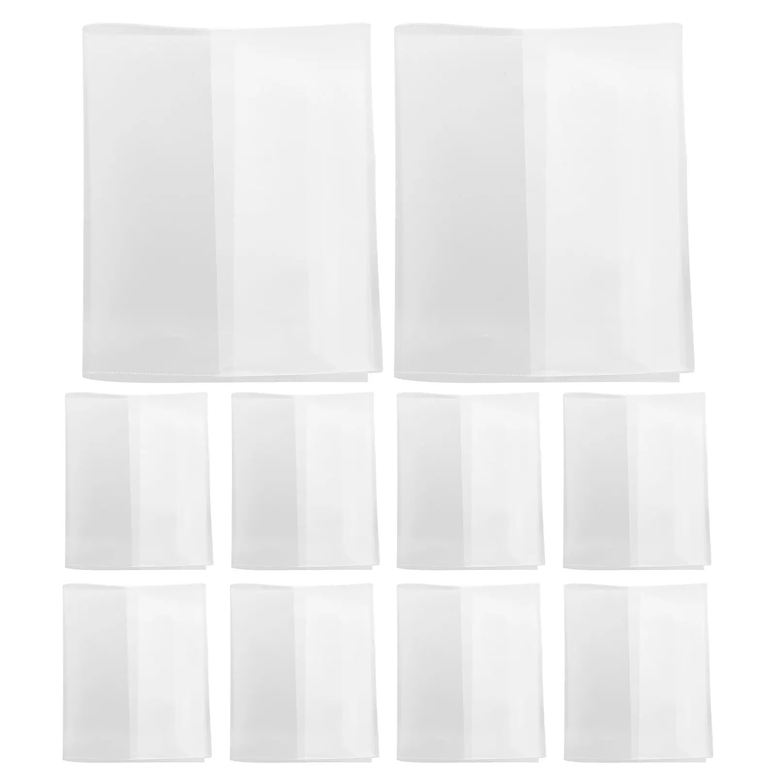 10Pcs Waterproof Transparent Book Covers A5 Clear Plastic Sleeve Protective Cover for Textbooks Notebook Booklet Cover
10Pcs Waterproof Transparent Book Covers A5 Clear Plastic Sleeve Protective Cover for Textbooks Notebook Booklet Cover