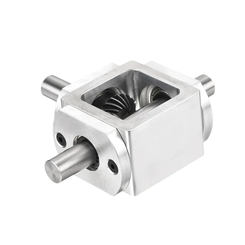 AT02-90Degree Right Angle Bevel 1:1 Forward Double Output Shaft Frame Simple DIY Module
AT02-90Degree Right Angle Bevel 1:1 Forward Double Output Shaft Frame Simple DIY Module