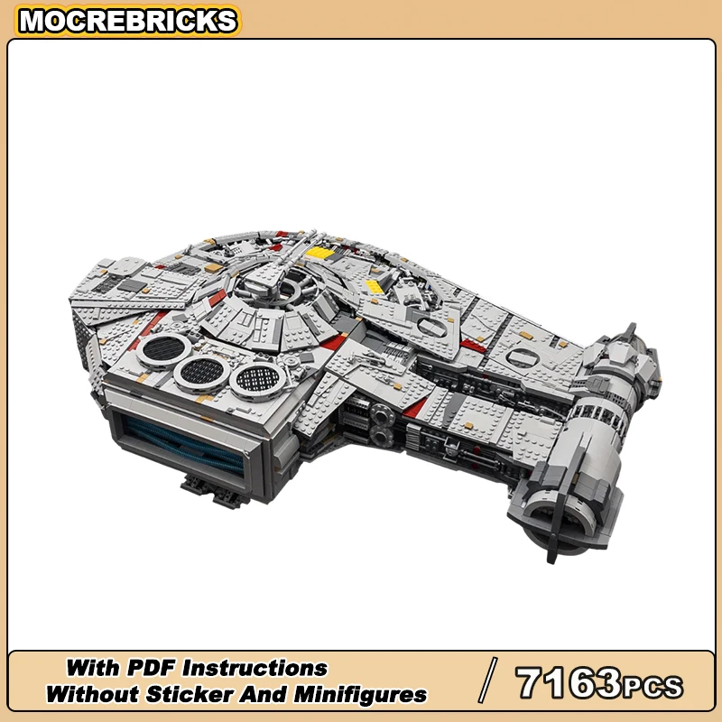 Космический фильм MOC Outriders, модифицированный YT-2400, легкий грузовик, строительные блоки, модель космического корабля, сделай сам, сборка, технология, кирпичи, игрушки
Космический фильм MOC Outriders, модифицированный YT-2400, легкий грузовик, строительные блоки, модель космического корабля, сделай сам, сборка, технология, кирпичи, игрушки
