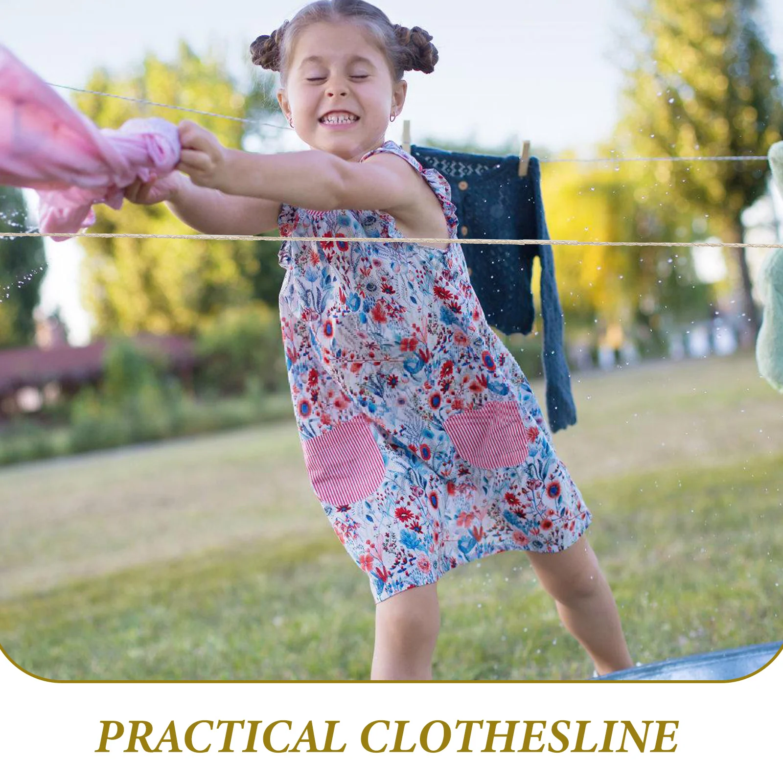 50m Super Heavy Duty Steel Core Laundry Ropes Outdoor Clothesline Non Slip Windproof 3x50m Clear 2WhiteHooks Backyard
50m Super Heavy Duty Steel Core Laundry Ropes Outdoor Clothesline Non Slip Windproof 3x50m Clear 2WhiteHooks Backyard
