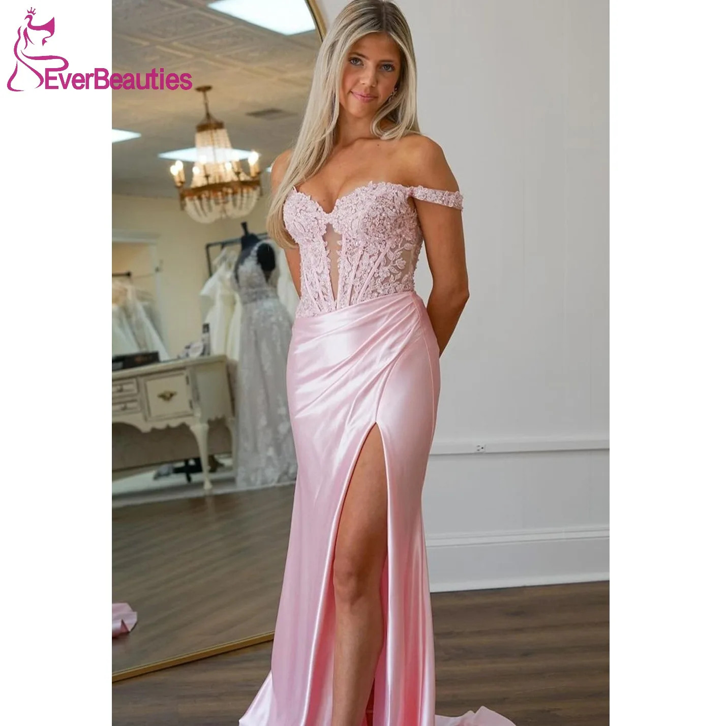 Off Shoulder Prom Dresses Long Mermaid Formal Party Dress for Women Elegant Plus Size Satin Lace Appliques Vestidos De Gala
Off Shoulder Prom Dresses Long Mermaid Formal Party Dress for Women Elegant Plus Size Satin Lace Appliques Vestidos De Gala