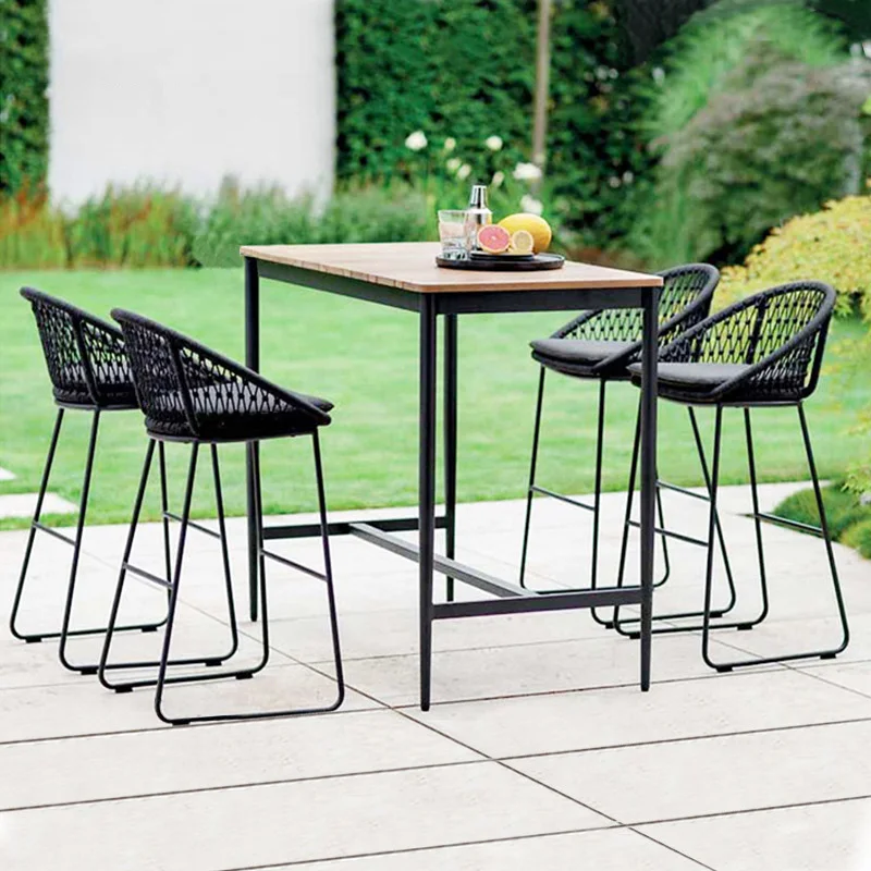 Outdoor tables and chairs leisure hotel terrace sun room bar chairs garden villa soft decoration project dining table
Outdoor tables and chairs leisure hotel terrace sun room bar chairs garden villa soft decoration project dining table
