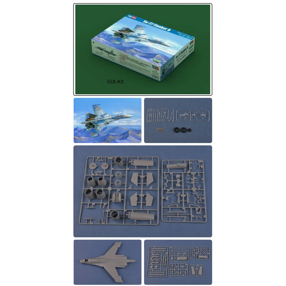 HobbyBoss 81711 1/48 Scale Soviet SU27 Su-27 Flanker B Fighter Plane Airplane Plastic Assembly Model Building Kit
HobbyBoss 81711 1/48 Scale Soviet SU27 Su-27 Flanker B Fighter Plane Airplane Plastic Assembly Model Building Kit