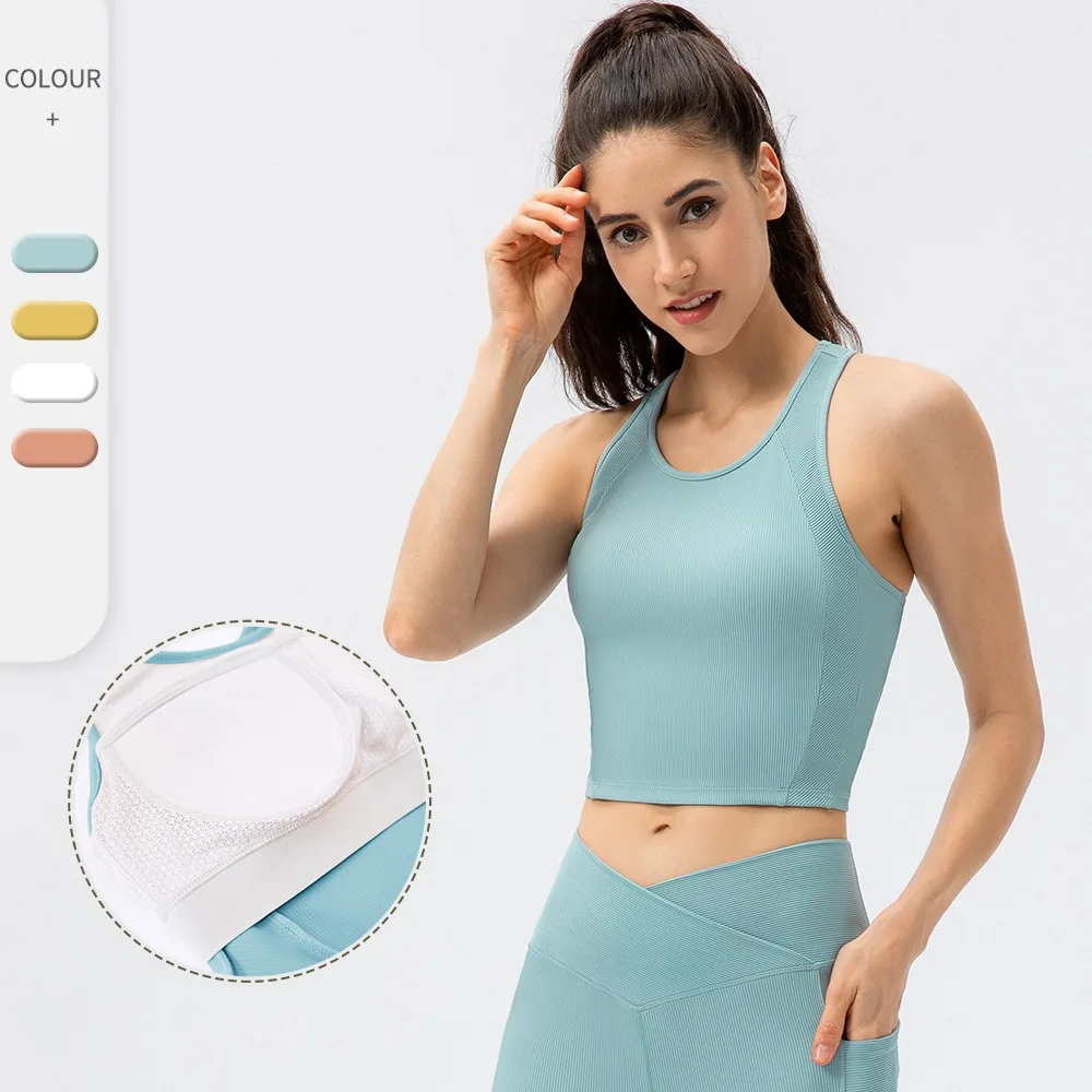 Women High Impact Yoga Tank Top Built-in Padded Sports Bra Running Training Fitness Workout Top
Women High Impact Yoga Tank Top Built-in Padded Sports Bra Running Training Fitness Workout Top