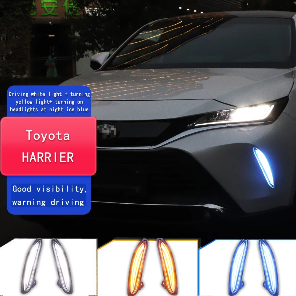 2PCS LED Daytime Running Light Yellow TurnSignal Indicator Light Bumper LED DRL For Toyota Harrier/Venza 2021 2022
2PCS LED Daytime Running Light Yellow TurnSignal Indicator Light Bumper LED DRL For Toyota Harrier/Venza 2021 2022