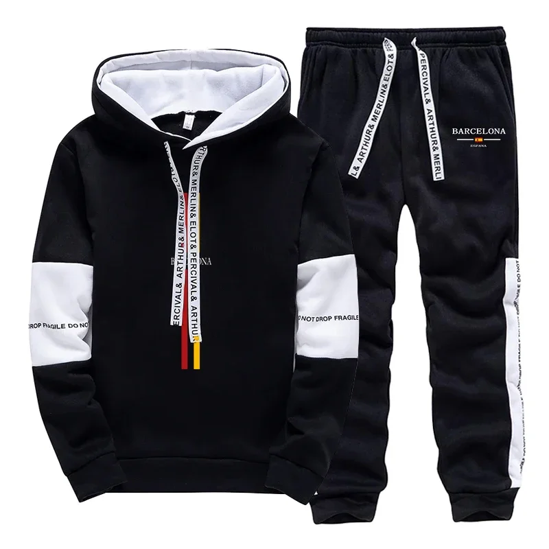 Mens Tracksuit Casual Hooded Sweatshirts Sweatpants Outdoors Gym Sports Jogging Man Clothing Versatile Single Piece Hoodie Pants
Mens Tracksuit Casual Hooded Sweatshirts Sweatpants Outdoors Gym Sports Jogging Man Clothing Versatile Single Piece Hoodie Pants