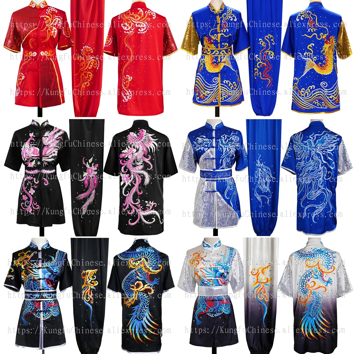 Embroidery Wushu uniform Kungfu clothes Martial arts suit Nanquan outfit Changquan costume adults men women girl boy kids unisex
Embroidery Wushu uniform Kungfu clothes Martial arts suit Nanquan outfit Changquan costume adults men women girl boy kids unisex