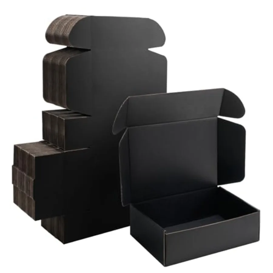 12x9x4 Black Small Shipping Boxes - 20 Pack Corrugated Cardboard Mailer Boxes for Packaging Mailing Gift Giving Sturdy Recyclab
12x9x4 Black Small Shipping Boxes - 20 Pack Corrugated Cardboard Mailer Boxes for Packaging Mailing Gift Giving Sturdy Recyclab
