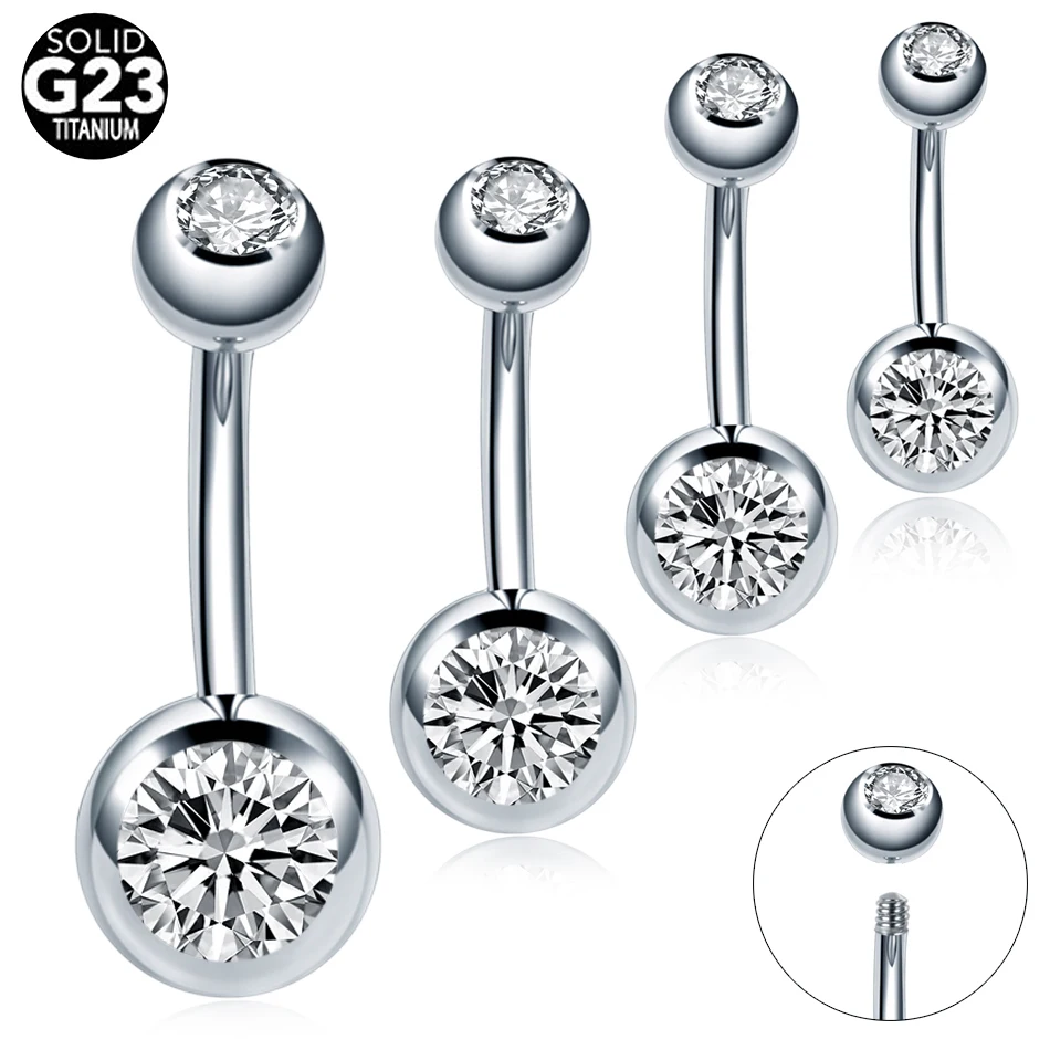 10pcs/lot Titanium Double Gem Belly Button Piercing 14G Externally Thread Navel Barbell Stud Piercing Sexy Women Ombligo Jewelry
10pcs/lot Titanium Double Gem Belly Button Piercing 14G Externally Thread Navel Barbell Stud Piercing Sexy Women Ombligo Jewelry