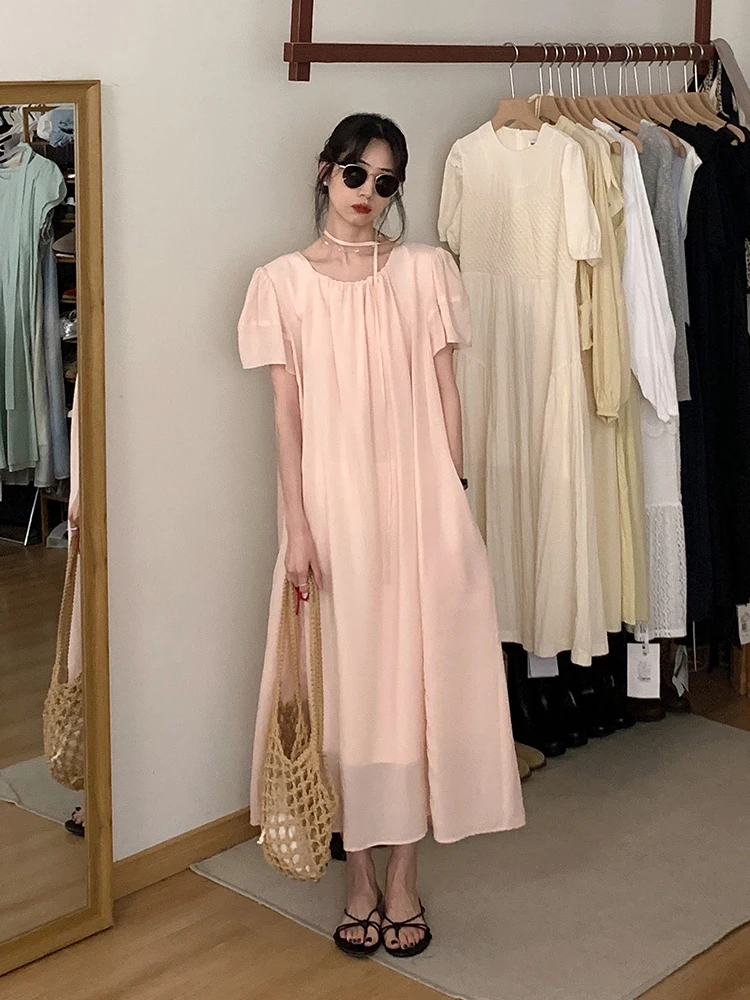 Модная розовая пляжная юбка-макси с пышными рукавами для женщин, летняя новинка, с завышенной талией, А-силуэт, в корейском стиле
Модная розовая пляжная юбка-макси с пышными рукавами для женщин, летняя новинка, с завышенной талией, А-силуэт, в корейском стиле