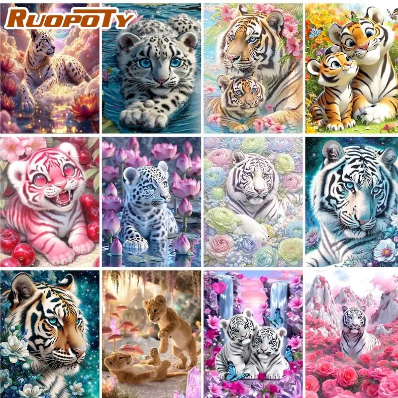 RUOPOTY Diamond Painting Kits Original Gifts Diamond Embroidery Tiger Full Round/Square Diamond Art Painting Diy Gift Diy Idea
RUOPOTY Diamond Painting Kits Original Gifts Diamond Embroidery Tiger Full Round/Square Diamond Art Painting Diy Gift Diy Idea