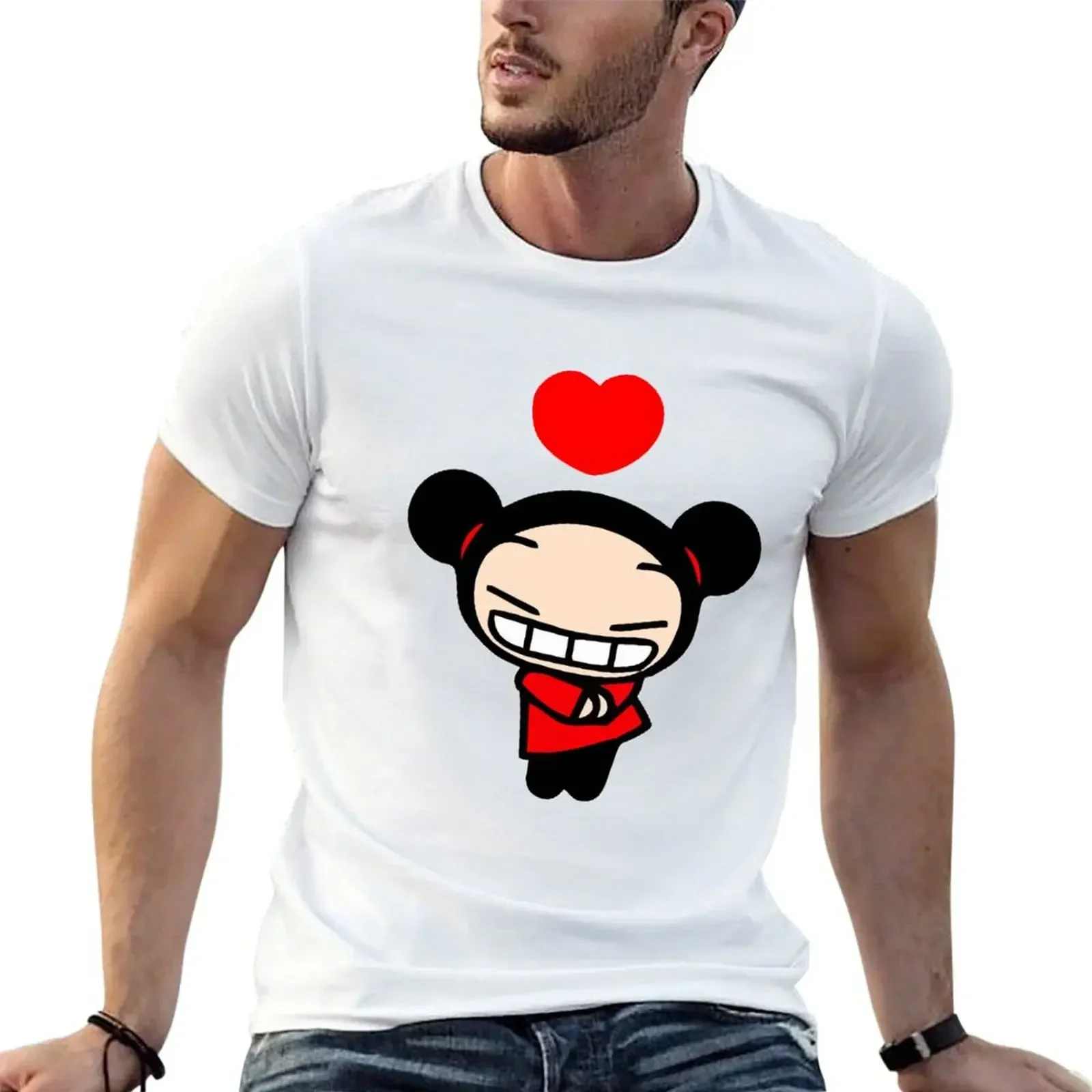 Pucca Love T-Shirt vintage clothes kawaii clothes summer tops customs Men's t-shirt
Pucca Love T-Shirt vintage clothes kawaii clothes summer tops customs Men's t-shirt