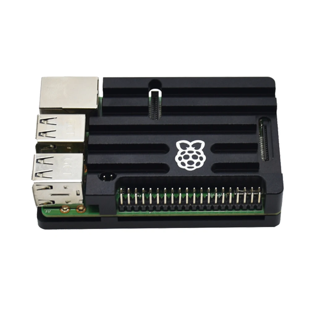 3 in 1 for Raspberry Pi 3 Model B+(Plus) Board+ Cnc Aluminum Case + 5V 3A Power Adapter with Wifi & Bluetooth Set Black Us Plug
3 in 1 for Raspberry Pi 3 Model B+(Plus) Board+ Cnc Aluminum Case + 5V 3A Power Adapter with Wifi & Bluetooth Set Black Us Plug