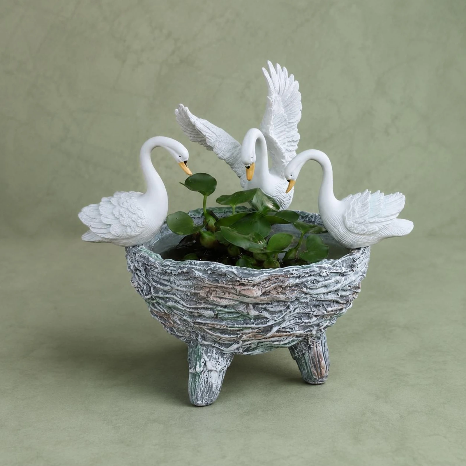 Swan Planter European Design Swan-Shaped Planter Pot Garden Decor Handmade Decorative for Patio
Swan Planter European Design Swan-Shaped Planter Pot Garden Decor Handmade Decorative for Patio
