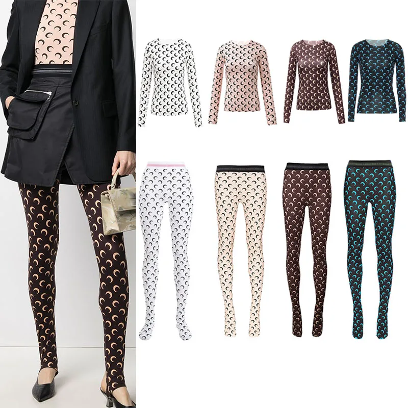 Kendall Mid-Waist Tight-Fit Moon Print Elasticity Thin Base Layer Pants Outerwear Summer Cute Style Long Sleeve round Neck
Kendall Mid-Waist Tight-Fit Moon Print Elasticity Thin Base Layer Pants Outerwear Summer Cute Style Long Sleeve round Neck