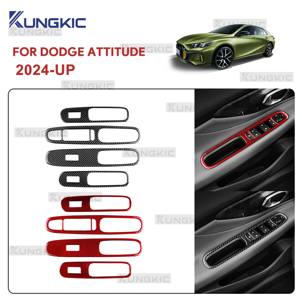 For New Dodge Attitude GAC Empow 2024 2025 Real Soft Carbon Fiber Car Door Lift Switch Button Panel Trim Sticker Accessories
For New Dodge Attitude GAC Empow 2024 2025 Real Soft Carbon Fiber Car Door Lift Switch Button Panel Trim Sticker Accessories