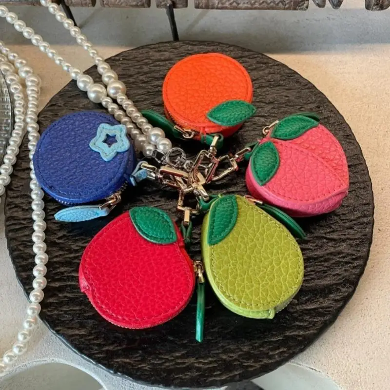 Cherry Fruit Shape Coin Purse Keychains Cute PU Leather Pendant Korean Style Keychain Earphone Bag Mini Storage Bag Gifts
Cherry Fruit Shape Coin Purse Keychains Cute PU Leather Pendant Korean Style Keychain Earphone Bag Mini Storage Bag Gifts
