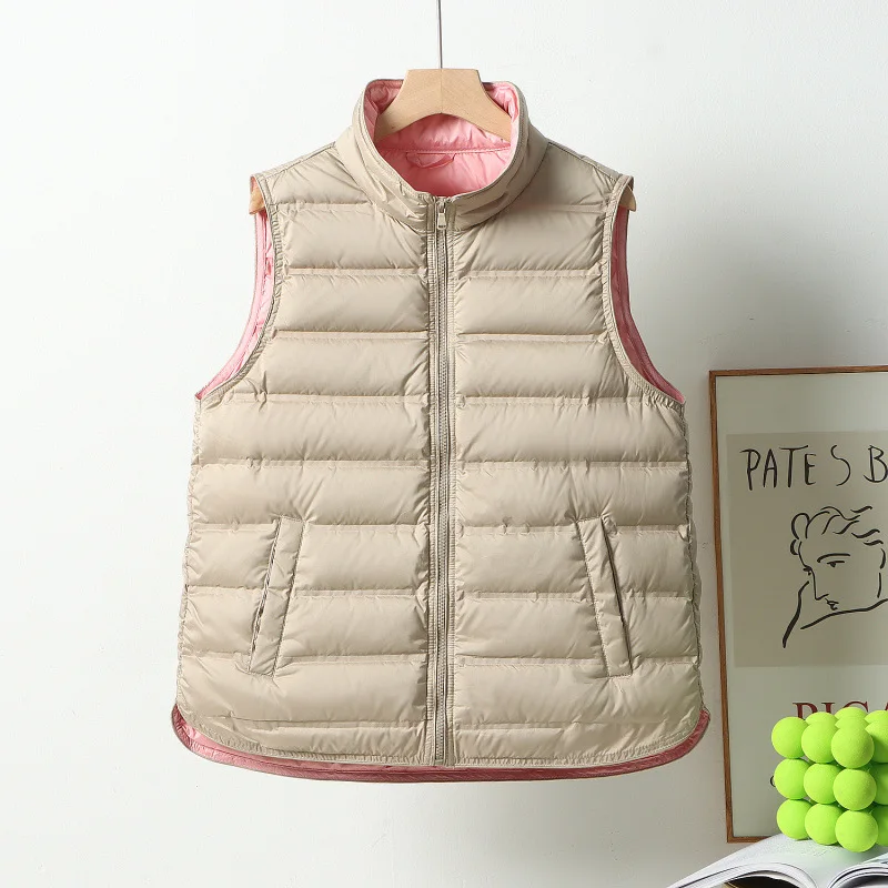 Autumn Winter Oversize Down Waistcoat Coat Women Light Thin White Duck Down Vest Jacket Lady Sleeveless Warm Parkas Short Tank
Autumn Winter Oversize Down Waistcoat Coat Women Light Thin White Duck Down Vest Jacket Lady Sleeveless Warm Parkas Short Tank