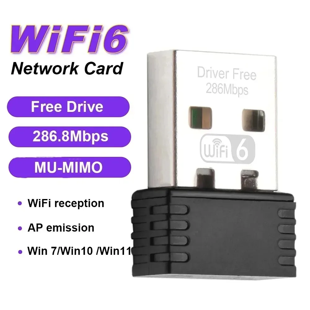 Мини-USB WIFI 6-ключ сетевой карты 2,4 ГГц Wi-Fi сетевой адаптер драйвер бесплатно для ПК ноутбука Windows 7 10 11 300M 150M приемник
Мини-USB WIFI 6-ключ сетевой карты 2,4 ГГц Wi-Fi сетевой адаптер драйвер бесплатно для ПК ноутбука Windows 7 10 11 300M 150M приемник