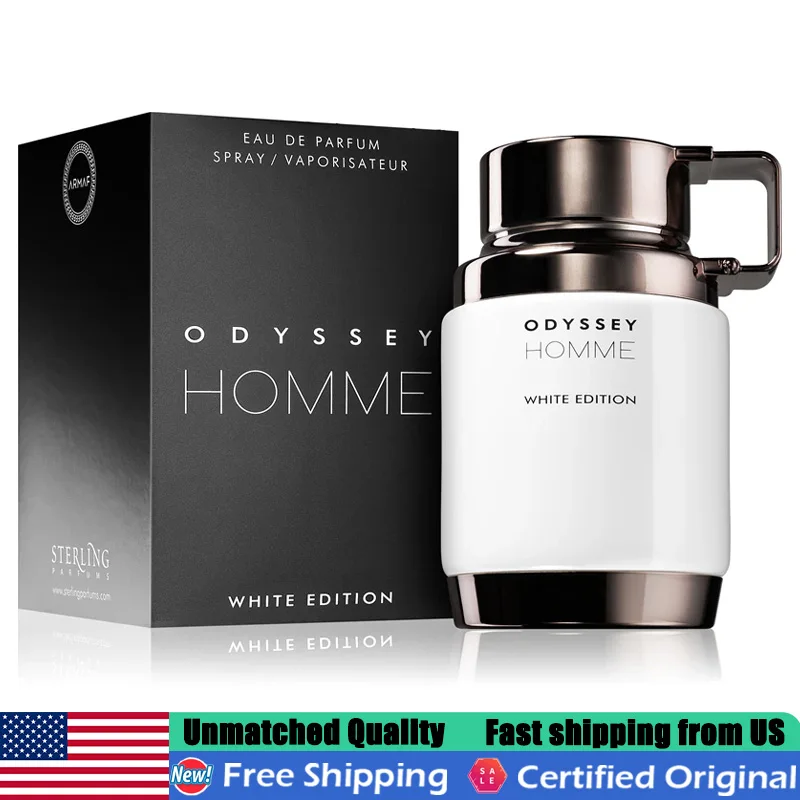Armaf Odyssey Homme White Edition Eau de Parfum Spray 3.4 Oz Premium Men's Clean Oriental Fougere EDP Pheromones Cologne 100ml Portable Long Lasting Citrus Sea Notes Amberwood Guaiac Wood for Office Business & Daily Commute Original Arabic Perfumes
Armaf Odyssey Homme White Edition Eau de Parfum Spray 3.4 Oz Premium Men's Clean Oriental Fougere EDP Pheromones Cologne 100ml Portable Long Lasting Citrus Sea Notes Amberwood Guaiac Wood for Office Business & Daily Commute Original Arabic Perfumes