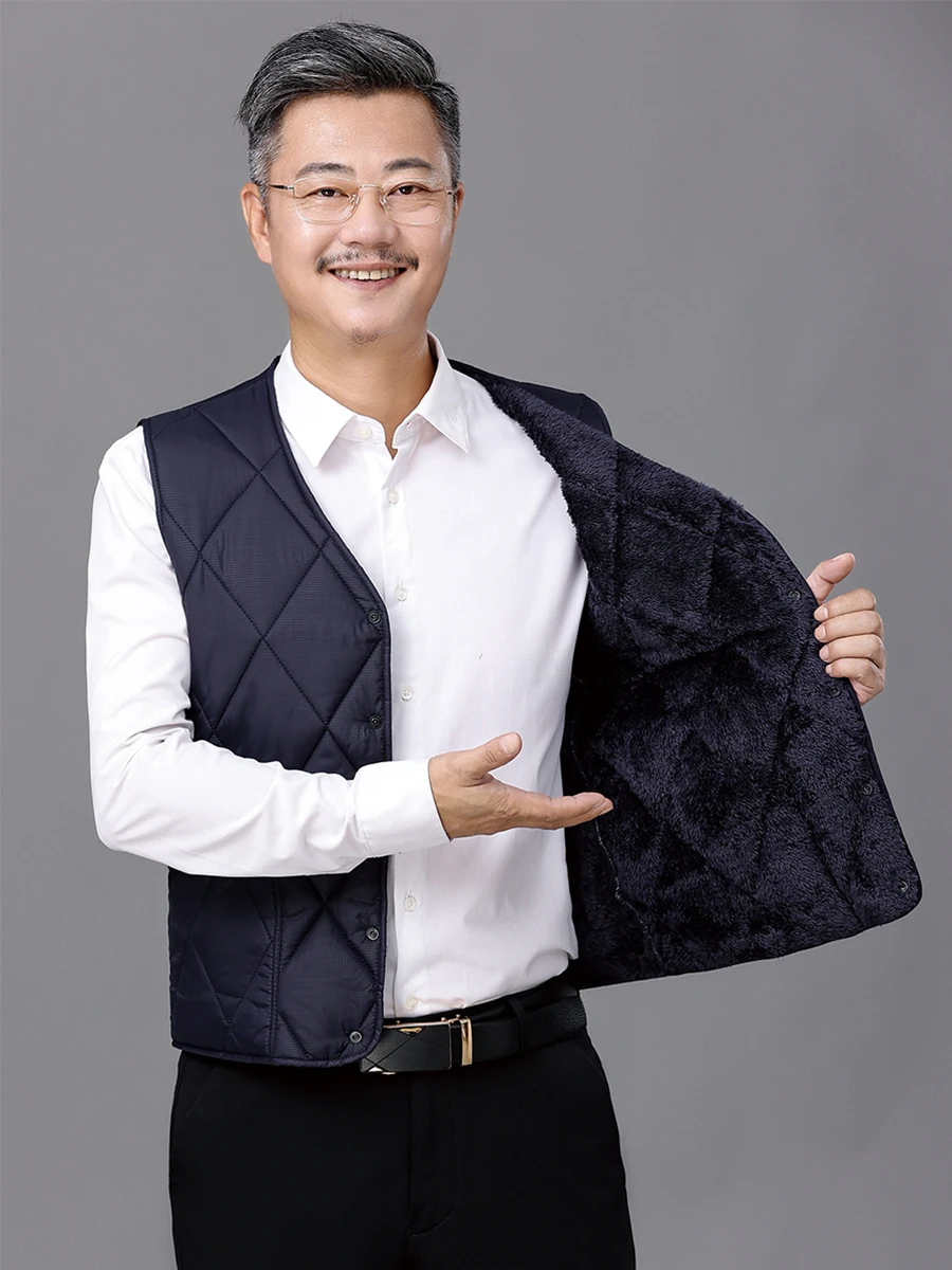 2024, мужской пуховый хлопковый жилет Thiened Warmth Fce, осенне-зимний деловой повседневный жилет V-Ne, одежда стандартной посадки для папы
2024, мужской пуховый хлопковый жилет Thiened Warmth Fce, осенне-зимний деловой повседневный жилет V-Ne, одежда стандартной посадки для папы